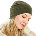 Military Green - Back - Beechfield Unisex Adult Merino Wool Beanie