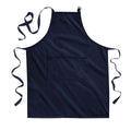 French Navy - Front - Westford Mill Unisex Adult Fairtrade Full Apron