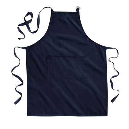 French Navy - Front - Westford Mill Unisex Adult Fairtrade Full Apron