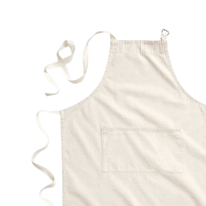 Natural - Back - Westford Mill Unisex Adult Fairtrade Full Apron