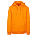 Paradise Orange - Front - Build Your Brand Mens Heavyweight Hoodie