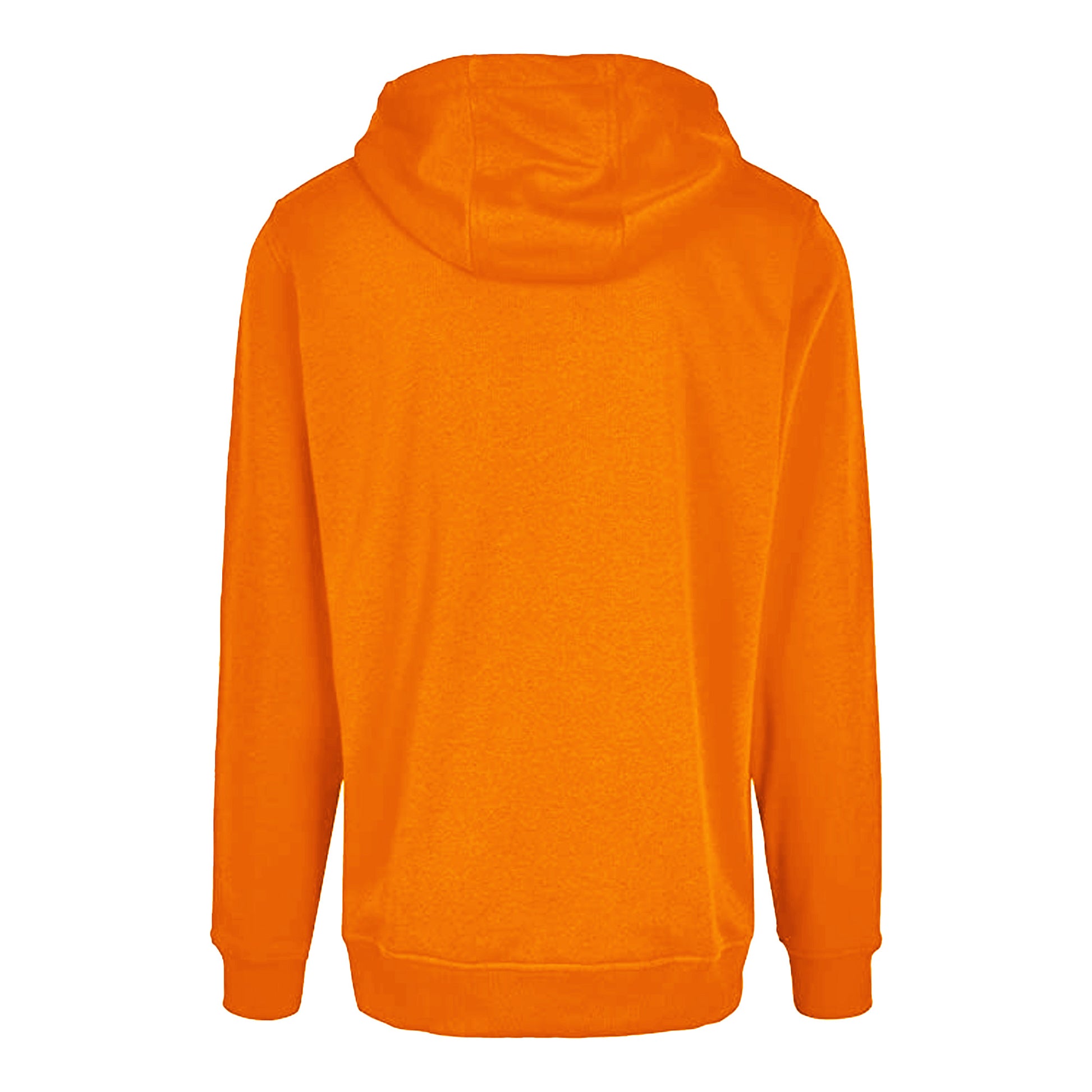 Paradise Orange - Back - Build Your Brand Mens Heavyweight Hoodie