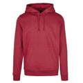 Burgundy - Front - Build Your Brand Mens Heavyweight Hoodie