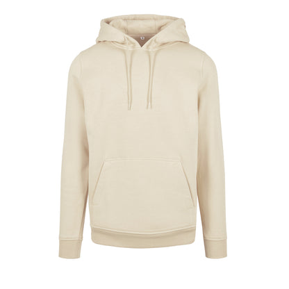 Soft Yellow - Side - Build Your Brand Mens Heavyweight Hoodie