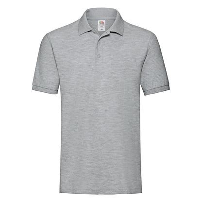 Athletic Heather - Front - Fruit of the Loom Mens Premium Heathered Polo Shirt