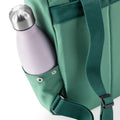 Sage Green - Side - Bagbase Roll Top Recycled Twin Handle Backpack
