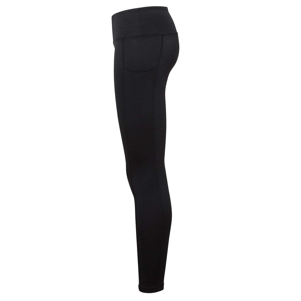 Black - Side - TriDri Womens-Ladies Melange Sculpted Seamless 3D Leggings