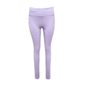 Lilac - Back - TriDri Womens-Ladies Melange Sculpted Seamless 3D Leggings