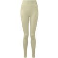 Sage Green - Front - TriDri Womens-Ladies Melange Sculpted Seamless 3D Leggings