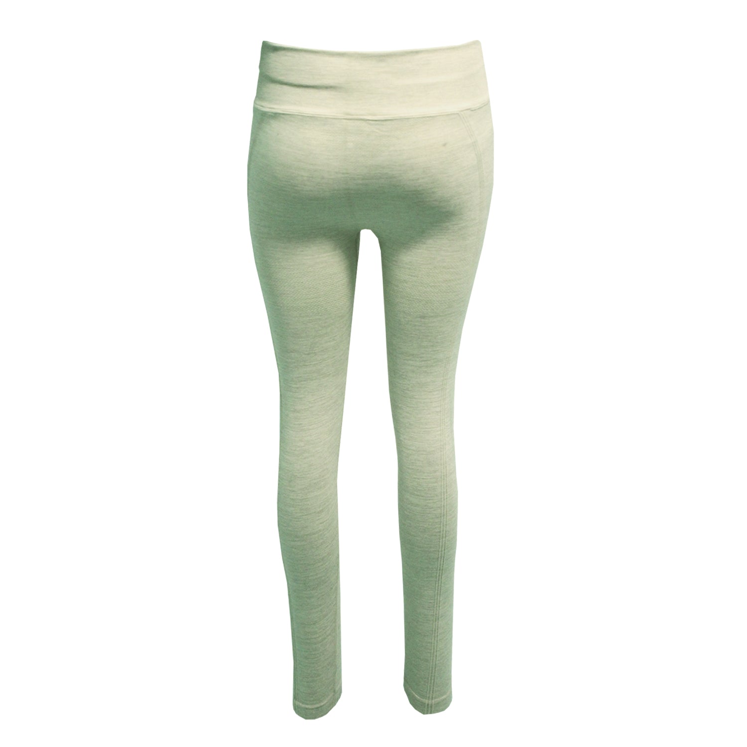 Sage Green - Side - TriDri Womens-Ladies Melange Sculpted Seamless 3D Leggings