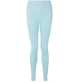 Sky Blue - Front - TriDri Womens-Ladies Melange Sculpted Seamless 3D Leggings