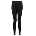 Black - Front - TriDri Womens-Ladies Melange Sculpted Seamless 3D Leggings