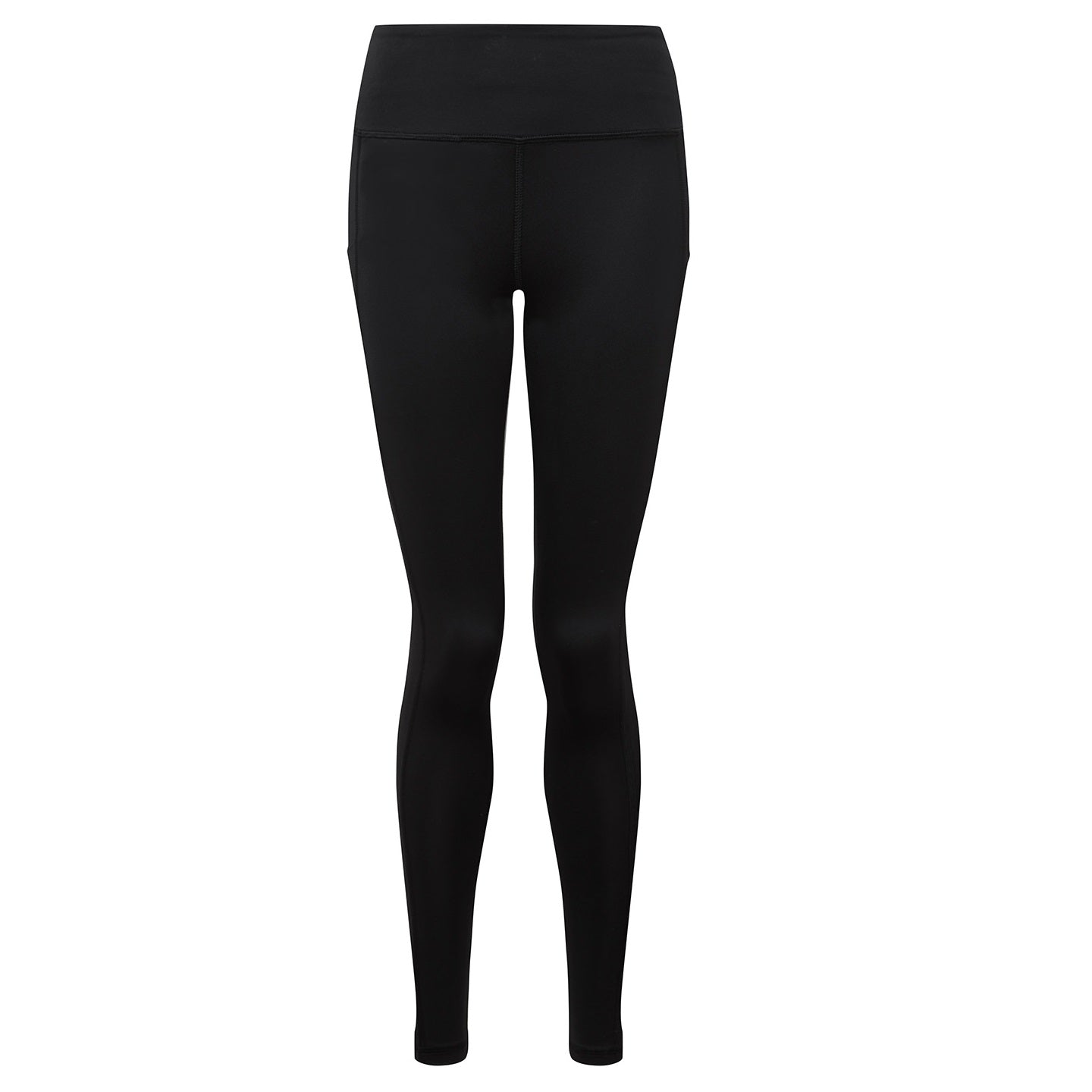 Black - Front - TriDri Womens-Ladies Melange Sculpted Seamless 3D Leggings