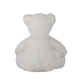 White - Back - Mumbles Printme Eco Friendly Polar Bear Teddy Bear