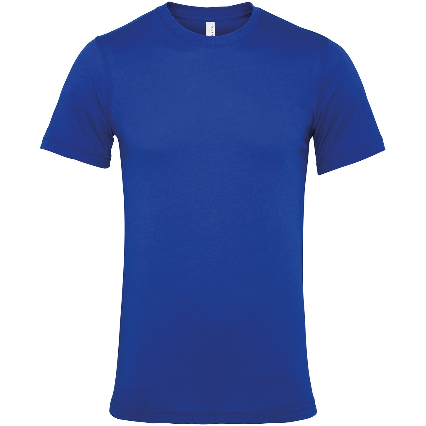 True Royal - Front - Bella + Canvas Unisex Adult Jersey Crew Neck T-Shirt