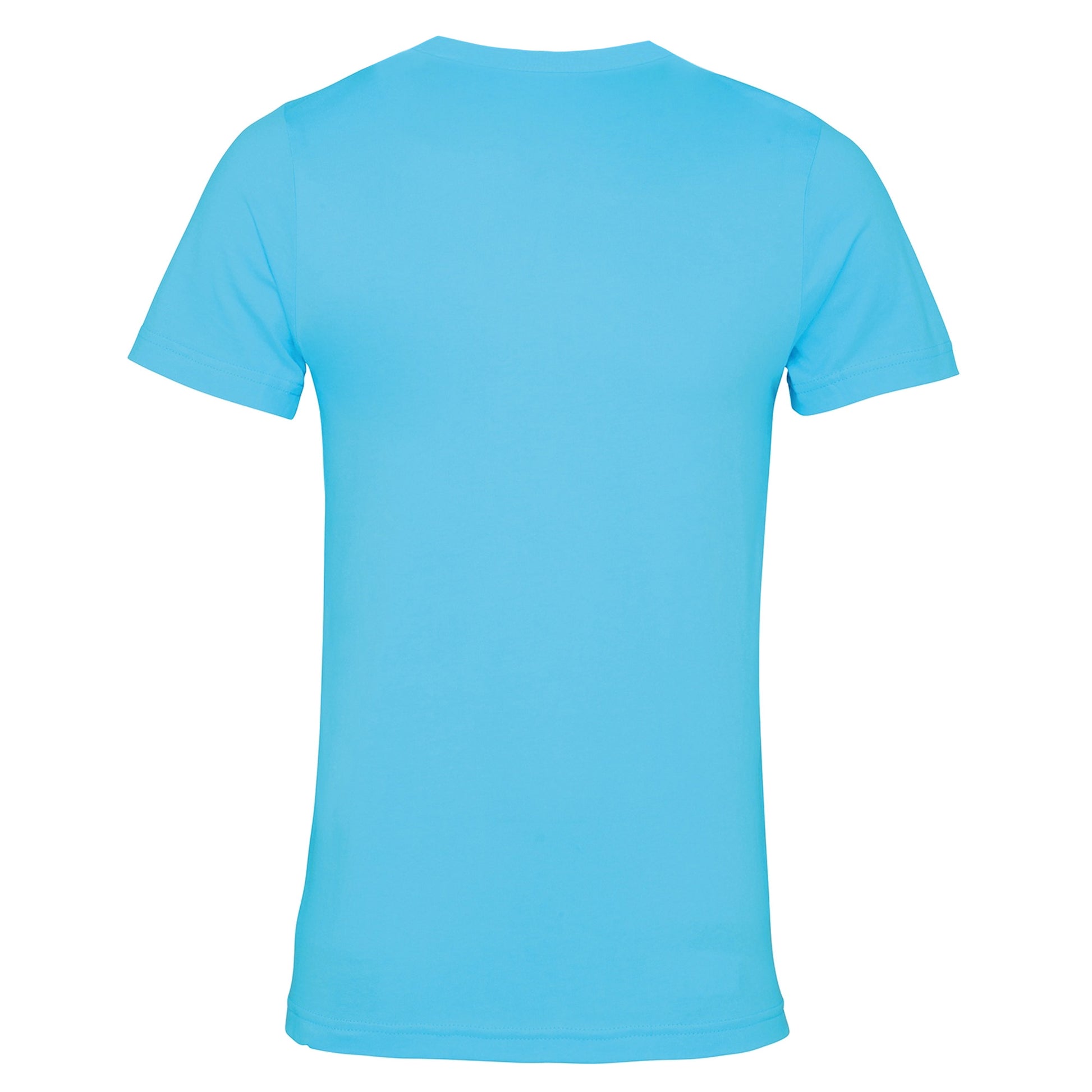 Turquoise - Back - Bella + Canvas Unisex Adult Jersey Crew Neck T-Shirt