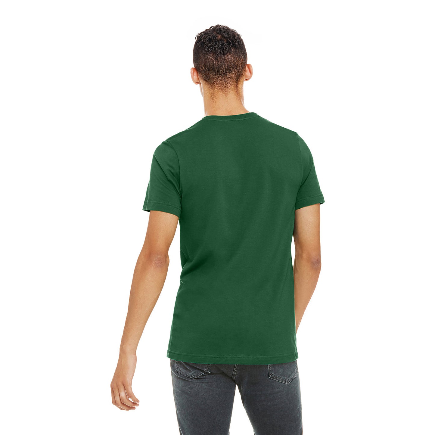 Evergreen - Back - Bella + Canvas Unisex Adult Jersey Crew Neck T-Shirt