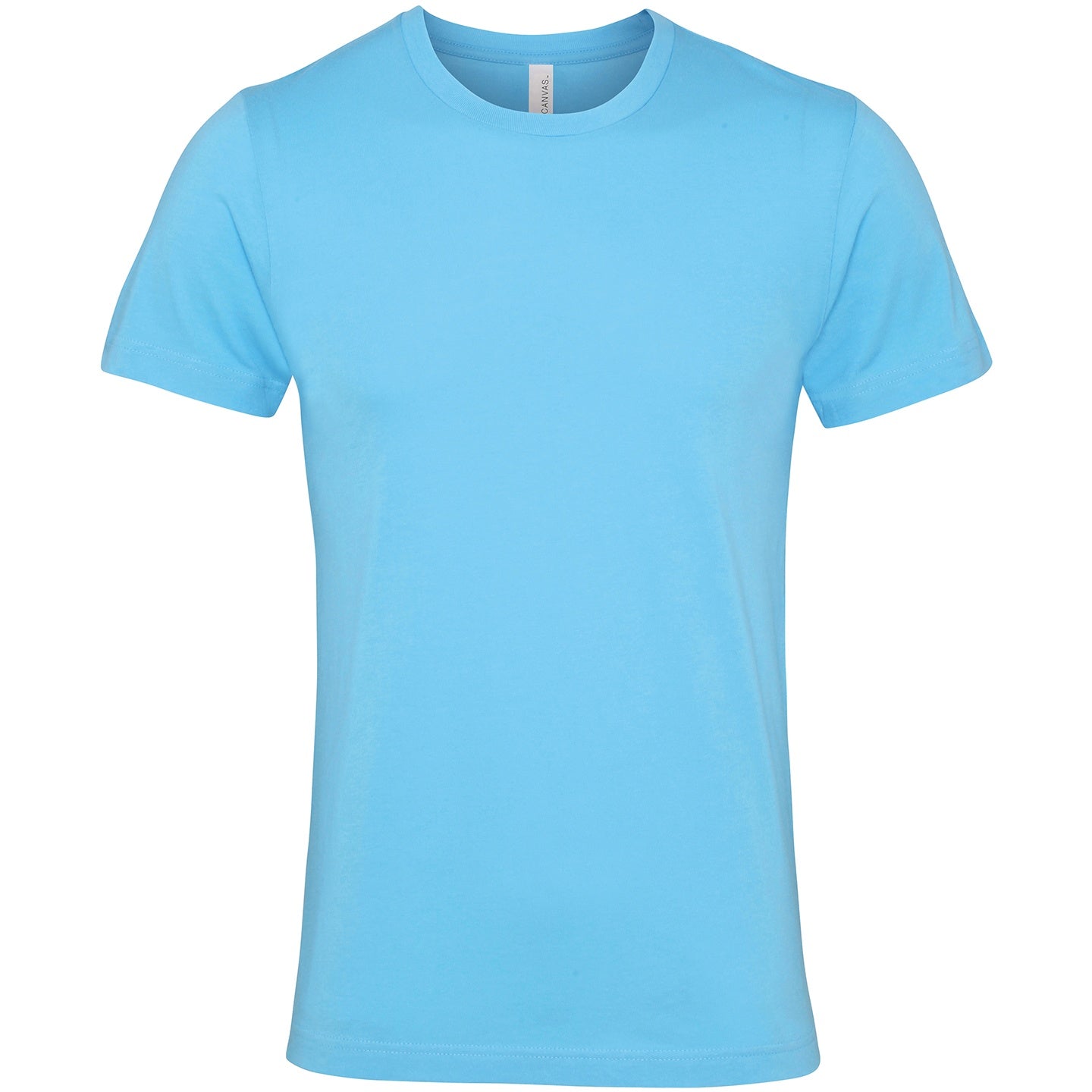 Ocean Blue - Front - Bella + Canvas Unisex Adult Jersey Crew Neck T-Shirt