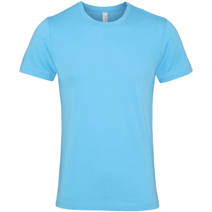Ocean Blue - Front - Bella + Canvas Unisex Adult Jersey Crew Neck T-Shirt