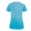 Turquoise - Back - TriDri Womens-Ladies Melange Performance Recycled T-Shirt