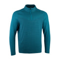 Bright Spruce-Obsidian Blue-Black - Front - Nike Mens Vapor Half Zip Top