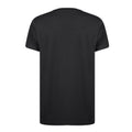 Black - Back - Tombo Mens Performance Recycled T-Shirt