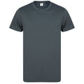 Charcoal - Front - Tombo Mens Performance Recycled T-Shirt