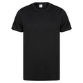 Black - Front - Tombo Mens Performance Recycled T-Shirt