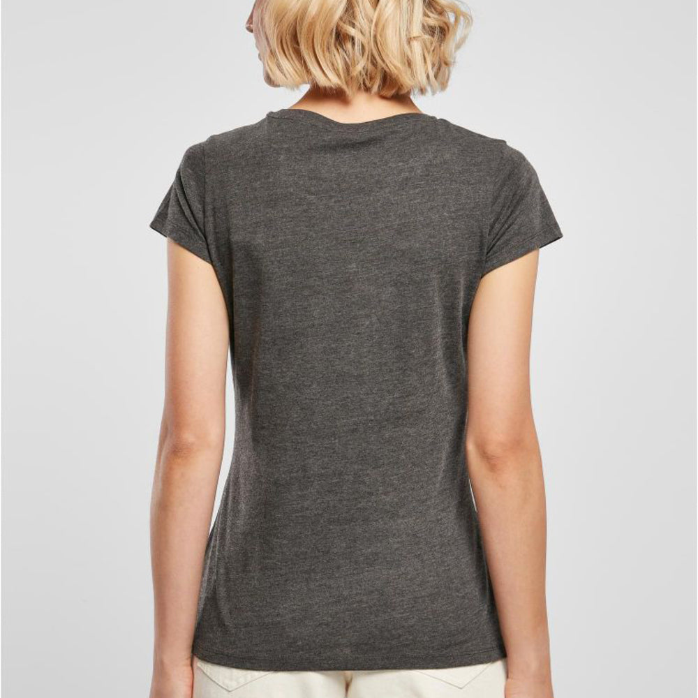 Charcoal - Lifestyle - Build Your Brand Womens-Ladies Basic T-Shirt