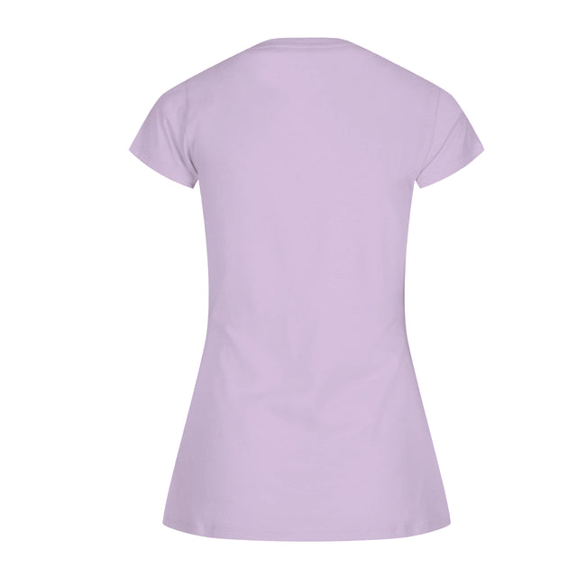 Lilac - Back - Build Your Brand Womens-Ladies Basic T-Shirt