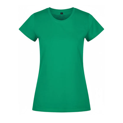 Grass Green - Front - Build Your Brand Womens-Ladies Basic T-Shirt