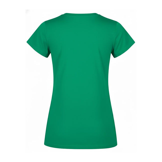 Grass Green - Back - Build Your Brand Womens-Ladies Basic T-Shirt