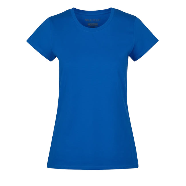 Intense Blue - Front - Build Your Brand Womens-Ladies Basic T-Shirt