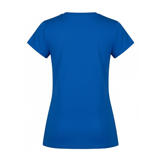 Intense Blue - Back - Build Your Brand Womens-Ladies Basic T-Shirt