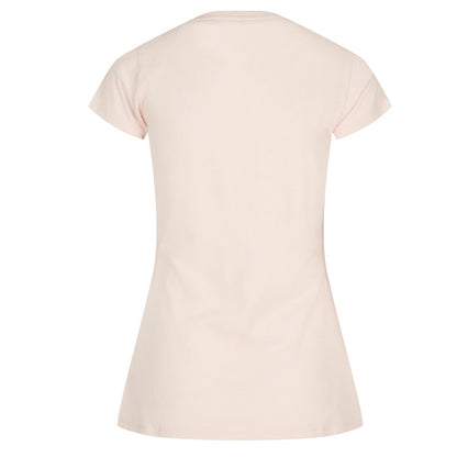Pink - Side - Build Your Brand Womens-Ladies Basic T-Shirt