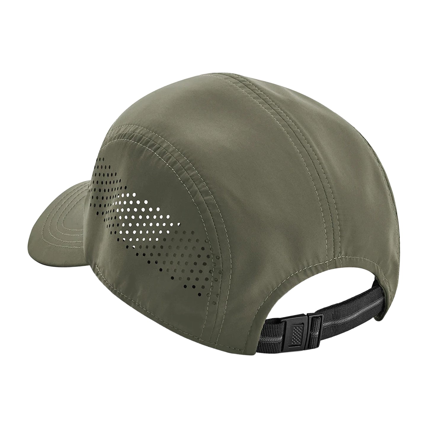 Olive Green - Back - Beechfield Technical Running Cap