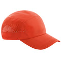 Chilli Red - Front - Beechfield Technical Running Cap