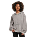 Asphalt - Back - Build Your Brand Womens-Ladies Acid Wash Oversized Hoodie