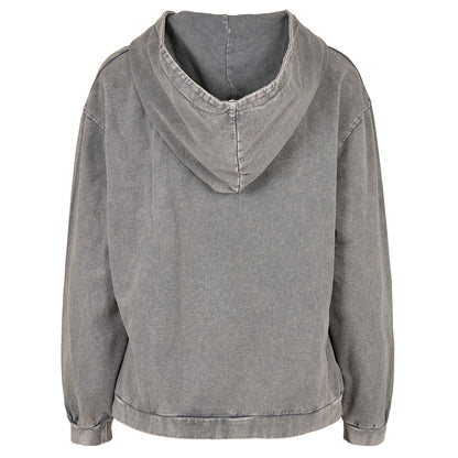 Asphalt - Lifestyle - Build Your Brand Womens-Ladies Acid Wash Oversized Hoodie