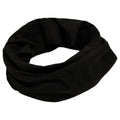 Black - Front - Build Your Brand Tube Organic Cotton Scarf