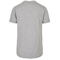 Heather Grey - Back - Build Your Brand Mens Basic Round Neck T-Shirt