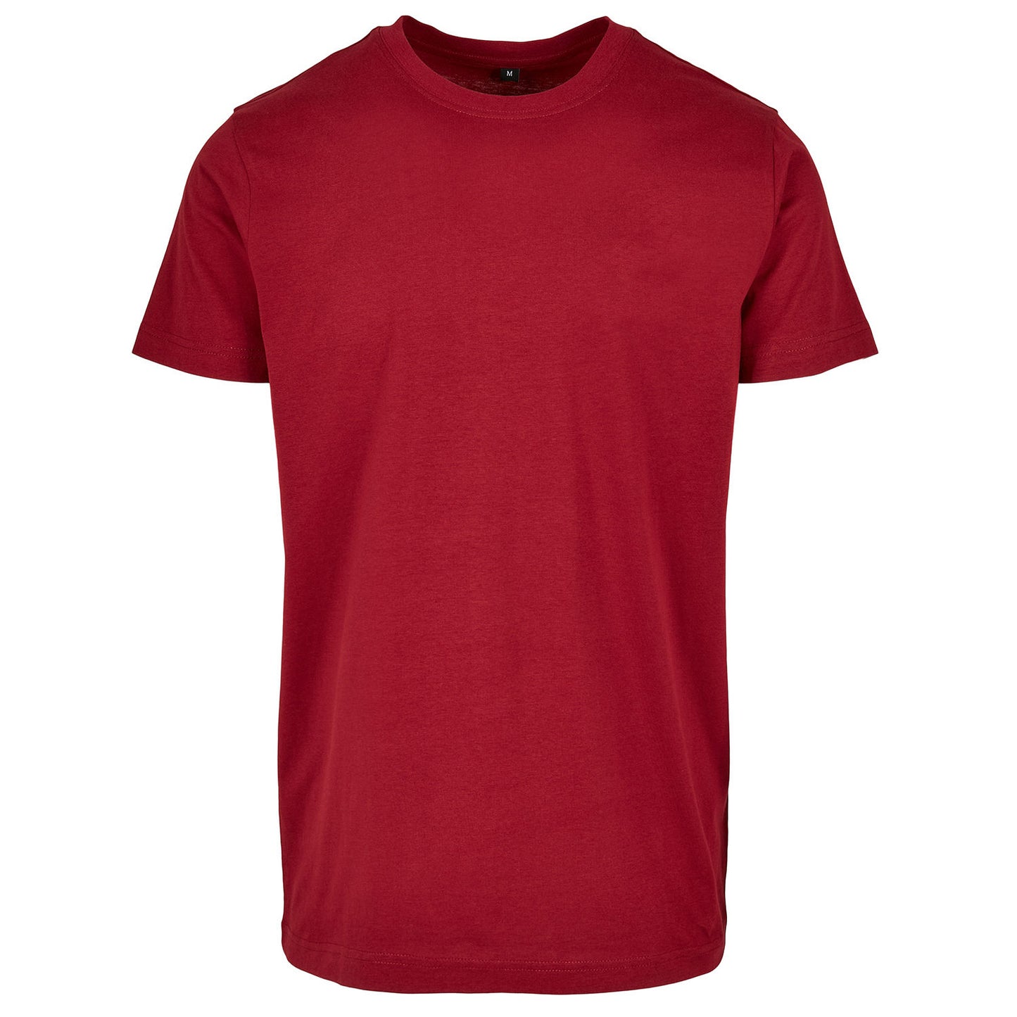 Burgundy - Front - Build Your Brand Mens Basic Round Neck T-Shirt