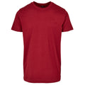 Burgundy - Front - Build Your Brand Mens Basic Round Neck T-Shirt