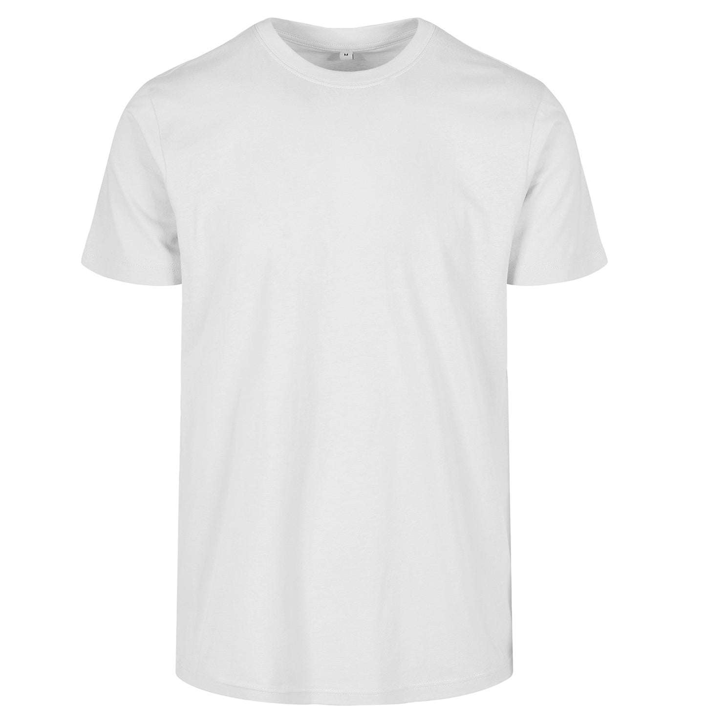 White - Front - Build Your Brand Mens Basic Round Neck T-Shirt