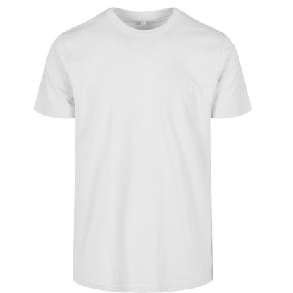 White - Front - Build Your Brand Mens Basic Round Neck T-Shirt