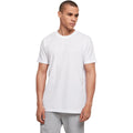 White - Back - Build Your Brand Mens Basic Round Neck T-Shirt