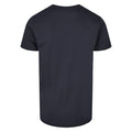 Navy - Back - Build Your Brand Mens Basic Round Neck T-Shirt