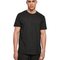 Black - Back - Build Your Brand Mens Basic Round Neck T-Shirt