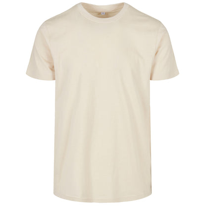 Sand - Front - Build Your Brand Mens Basic Round Neck T-Shirt