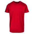 City Red - Front - Build Your Brand Mens Basic Round Neck T-Shirt